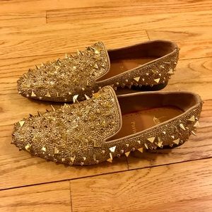 CHRISTIAN LOUBOUTIN POT POURRI LOAFERS M 43EU 10US